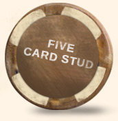 Five Card Draw Western Poker